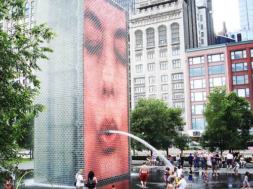 Saliva may play a physiological role in Qigong practice. Millennium Park, Chicago
